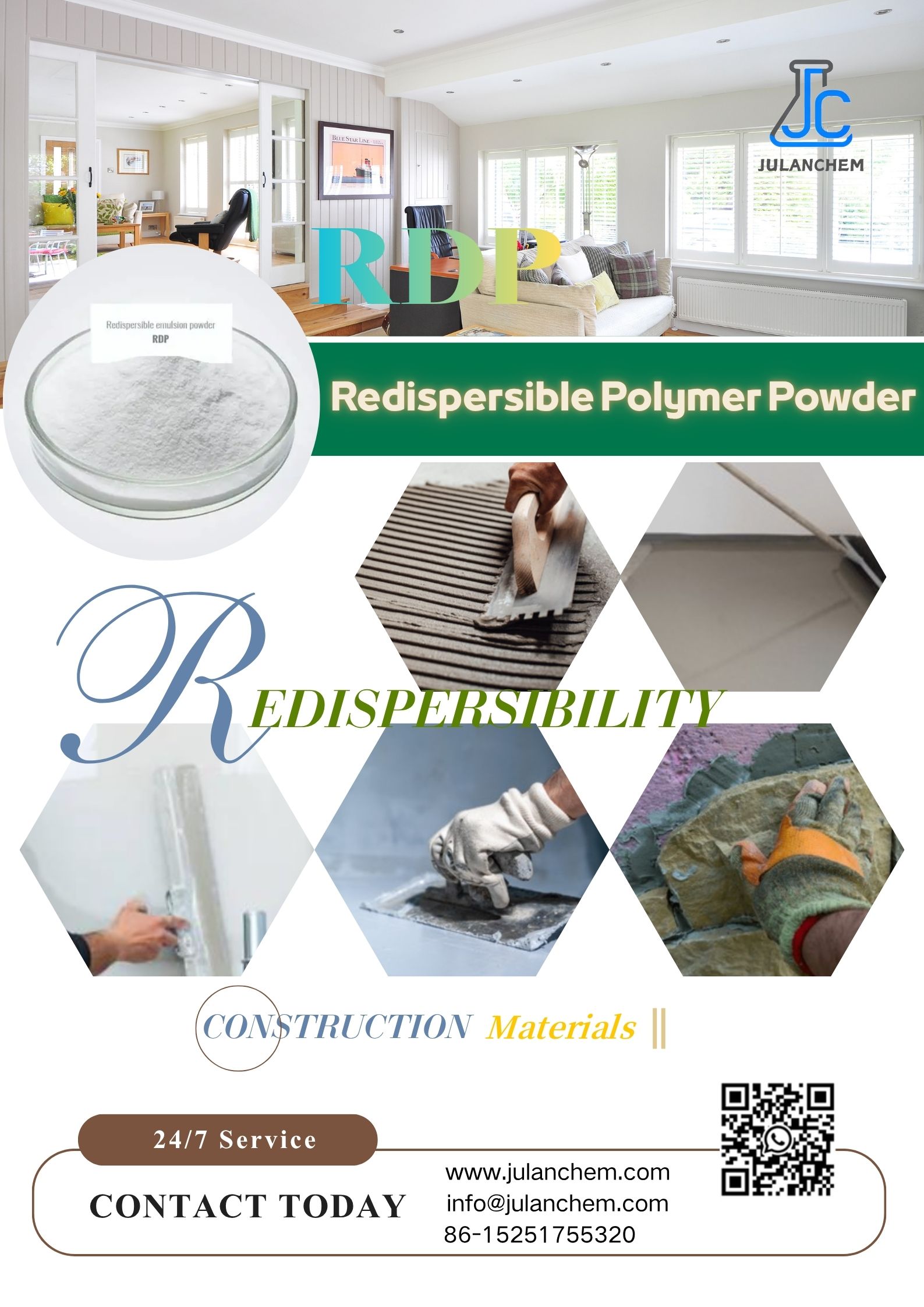Redispersible Polymer Powder(RDP)